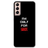 MRCİLETİSİMmrc-8212 For You Kılıf HD Desen Baskılı Arka Kapak Samsung Galaxy S21 Plus ile uyumlu