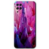 MRCİLETİSİMmrc-84247 Abstraction Sharp Kılıf HD Baskılı Desen Hayalet Cam Yandan Görünmez Samsung Galaxy M12 ile uyumlu
