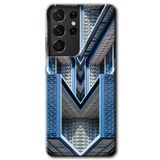 MRCİLETİSİMmrc-8848 Retro Building Kılıf HD Desen Baskılı Arka Kapak Samsung Galaxy S21 Ultra ile uyumlu