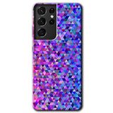 MRCİLETİSİMmrc-9030 Pixel Mozaik Kılıf HD Desen Baskılı Arka Kapak Samsung Galaxy S21 Ultra ile uyumlu