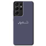 MRCİLETİSİMmrc-9084 Sigara Zararlıdır Kılıf HD Desen Baskılı Arka Kapak Samsung Galaxy S21 Ultra ile uyumlu