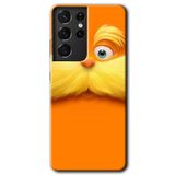 MRCİLETİSİMmrc-9239 Garfield Kılıf HD Desen Baskılı Arka Kapak Samsung Galaxy S21 Ultra ile uyumlu