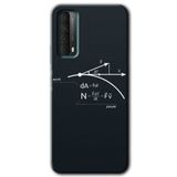MRCİLETİSİMmrc-92698 Work Formül Kılıf HD Baskılı Desen Hayalet Cam Yandan Görünmez Huawei P Smart 2021 ile uyumlu