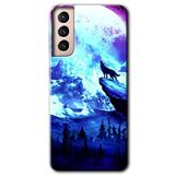 MRCİLETİSİMmrc-9960 Mega Kurt Kılıf HD Desen Baskılı Arka Kapak Samsung Galaxy S21 ile uyumlu