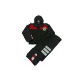 MrcTrend Erkek Çocuk Kırmızı Yunus Polis Kıyafeti Siyah 2-4 Yaş PLS Kostüm 13071