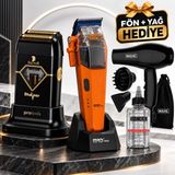 Mrd Pro Cyborg Track Profesyonel Saç Sakal Tıraş Makinesi ve Hector Shavper Shaver Hediyeli Set