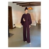 MrGül Collection Kadın Cool Premium Pelerinli Tulum Takım