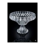 MRK Cam yuvarlak ayaklı 29 x 22 cm ölçülerinde meyvelik , dekoratif sunum