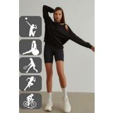 mrm pro Kadın Spor Yoga Bisiklet Kısa Biker Tayt Korse Kemer Sıkılaştıcı Likralı Kumaş