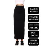mrm pro Uzun Spor Kalem Etek Dalgıç Kumaş Esnek Etek Maxi Boy 100cm