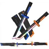 Mrs- 456-38M 44 cm Kıvılcım Çıkaran Farklı Renklerde LED Işın Kılıcı 2 Kılıç Birleştr -548484 - 10 cm