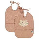 Mrs. Cat -Sıvı Geçirmez 2Li Mama Önlüğü (4 Adet)