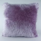 Mrs.Gugar 43x43 cm Lila Peluş Kırlent Kılıfı
