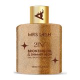 Mrs.Lash Yoğun Bronzlaştırma Etkili 2in1 Işıltılı Bronzlaştırıcı Yağ 100ml Özel Formül