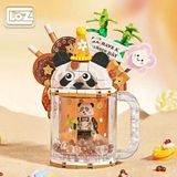 Mrs- LZ-4206 Nessiworld Panda Ayı Dondurma Kupası 297 Parça Block Oyuncak -548484 - BELİRTİLMEMİŞ