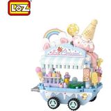 Mrs- LZ-8854 Nessiworld Dondurma Arabası 300 Parça Block Oyuncak -548484 - BELİRTİLMEMİŞ
