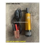 Mrş Mrs 12VOLT 1/2 Zeytin Yağ Pompası Mazot Aktarma Pompası Mini Dalgıç Su Sıvı Pompası - 18CM