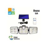MRS SOLAR HB-300 Model 122 Ledli Solar Güneş Enerjili Kumandalı Hareket Sensörlü Bahçe Sokak LAMBASI(2400MAH.)
