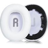 Mrs Toys Kulaklık Yastığı Pedi Jbl Tune 700(700BT)/710(710BT)/720(720BT)/750(750BT,750BTNC)/760(760NC)/770(770NC) Kulaklıklar, Protein Derili Kulak Yastıkları Süngeri,ped (Siyah) - Beyaz