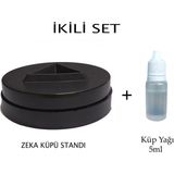 Mrs Toys Zeka Küpü Standı Rubik Küp Standı Küp Tutucu Sehpa Zeka Küp Yağı ( Lube ) - Siyah