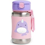 Mrs- Zoo Pipetli Paslanmaz Çelik Suluk 350 ml Narwhal -548484 - BELİRTİLMEMİŞ