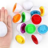 Mrsivdi 6pcs Öğrenme Eğitimi Akıllı Yumurtalar Karışık Şekilli Oyuncaklar 3D Puzzle Oyunu Çocuklar Için Podazz (Yurt Dışından) - Renkli