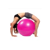 Mrt 65 cm Deluxe Fuşya Pilates Topu ve Pompa Seti, Tek Ebat, PKL-PT0477, pembe