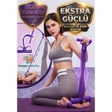 Mrt Bilişim Body Trimmer Karın Kol Kalça ve Vücut Şekillendirme Fitness Spor Aleti Ekstra Güçlü 6 Lastikli Pedallı Spor Aleti