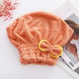 Mrt Bilişim Saç Kurutma Bonesi Kafa Havlusu Duş Bonesi Islak Saç Kurulama Bonesi Mikrofiber Tüm Saçlara Uyumlu - Krem - 25 cm