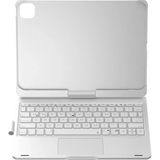 Mrt Teknik Newface Apple iPad Pro 11 (2024) F11 Ats Kılıf Magic Dönen Klavyeli Tablet Kılıf - Gümüş