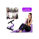mrtbilisim Body Trimmer Egzersiz Aleti El Ayak Egzersiz 6 Lastikli Direnç Lastiği Karın Kası Çalıştırma Aleti Esktra Güçlü