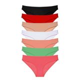 MrtNlu 5 L 7 Adet Süper Eko Set Likralı Kadın Slip Külot Set