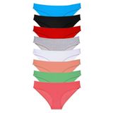 MrtNlu 6 L 8 Adet Süper Eko Set Likralı Kadın Slip Külot Set