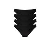 MrtNlu Siyah XL 4 Adet Süper Eko Set Likralı Kadın Slip Külot