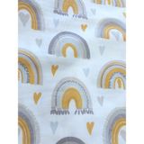 Mrvhome 4 lü Pazen Pamuk Bebek Battaniyesi – Yumuşak 75×100 Kundak & Puset Örtüsü - 0 - 3 Yaş
