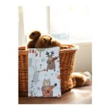 Mrvhome Pamuk Pazen Bebek Battaniyesi 75×90 – Kundak & Puset Örtüsü (Woodland)