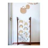 Mrvhome Pazen Pamuk Bebek Battaniyesi – Yumuşak 75×100 Kundak & Puset Örtüsü (Rainbow)
