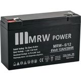 MRW Akü 6V 12A (15X9.5X5CM) Mrw