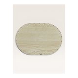 MRX 22x15 cm Oval Ahşap Rattan Taban - Çanta, Ekmeklik ve Orta Boy Makrome Sepet Örgü Plakası