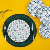Ms Aryıldız Blue Tile 24 Parça 6 Kişilik Yemek Takımı