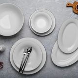 Ms Aryıldız Capella Silver 30 Parça 6 Kişilik Yemek Takımı