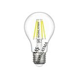 MŞ Aydınlatma Cla12 E27 Duylu 6 Watt Beyaz Işık Led Filament Rustik Şeffaf Cam Ampul A60