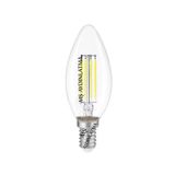 MŞ Aydınlatma E14 Duylu 6 Watt Beyaz Işık Led Filament Rustik Şeffaf Cam Ampul