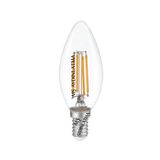 MŞ Aydınlatma E14 Duylu 6 Watt Gün Işığı Led Filament Rustik Şeffaf Cam Ampul