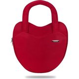 Ms Classone LOVE1402 13-14 Inch Wtxpro Su Geçirmez Kumaş, Macbook,mac Air Laptop El ve Omuz Çantası - Kırmızı