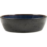 Ms Çorba Kasesi, Porselen Çorba Kasesi, 18 cm Çapında, Siyah/koyu Mavi