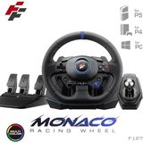 Ms Flashfire F127 Monaco Yarış Direksiyonu Seti, P4, P5 ve Pc Uyumlu, Hall Sensörlü, 270°/900° Dönüş, 3 Pedal, 6+R Vites, Rgb
