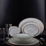 Ms Grace Gold 60 Parça 12 Kişilik Yemek Takımı