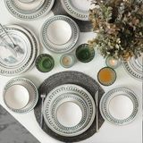 Ms Green Leaf Yemek Takımı 24 Parça 6 Kişilik 22634-35-38-40