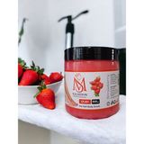 Ms Kalsedon Professoinal Çilek Aromalı Canlandırıcı & Yumuşatıcı El Ayak ve Vücut Bakım Peelingi 800 gr